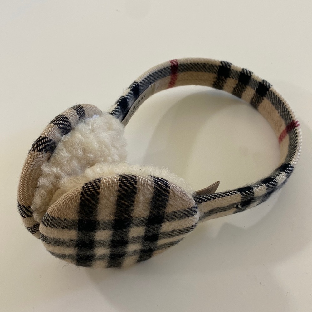 Burberry Nova Check Ear Muffs